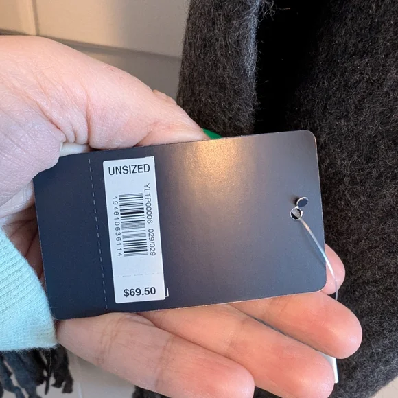 Lucky Brand Gray Fringed Scarf - Picture 3 of 4